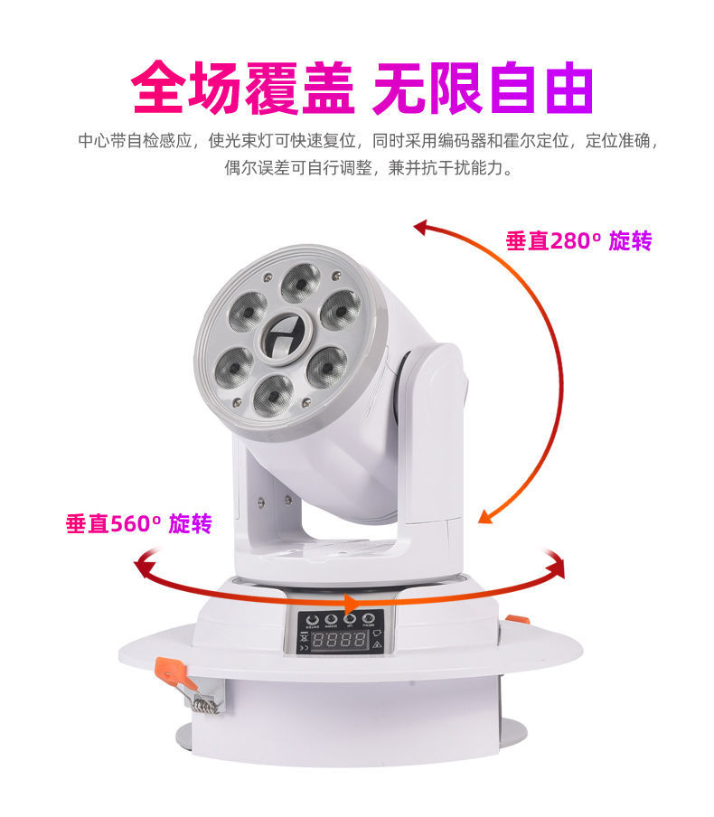 雙子星搖頭圖案染色燈 酒吧ktv旋轉(zhuǎn)燈家用蹦迪聲控激光燈舞臺燈光